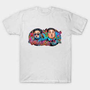 Kim Jong Un graffiti art T-Shirt